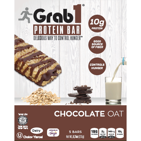 GRAB 1: Chocolate Oat Bar 5ct, 47 gm - Vending Business Solutions