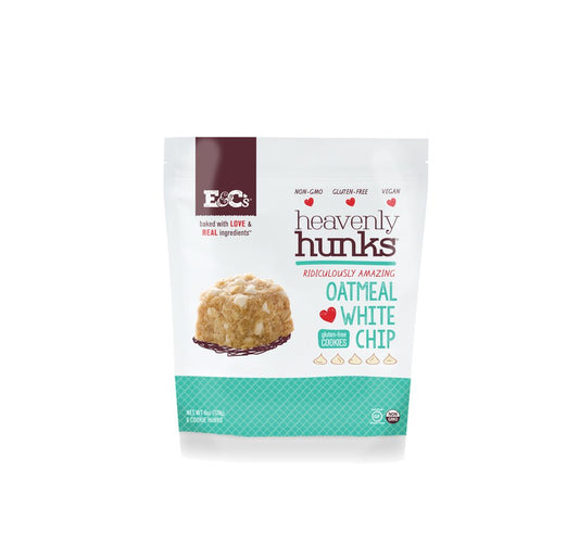 E&CS SNACKS: Oatmeal White Chip Heavenly Hunk Cookie, 6 oz - Vending Business Solutions