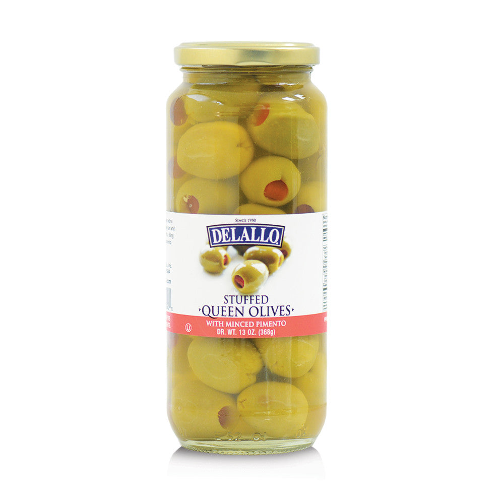 DELALLO: Stuffed Queen Olives, 13 oz - Vending Business Solutions