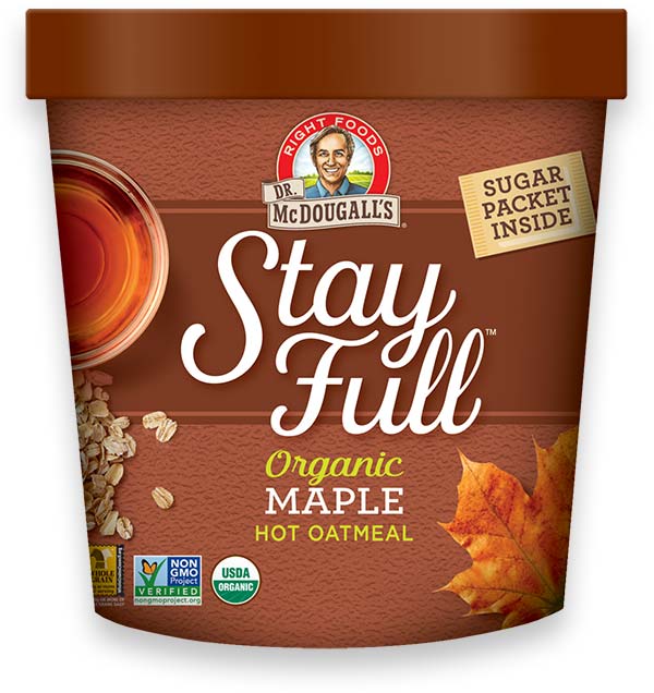 DR MCDOUGALLS: Organic Maple Hot Oatmeal, 2.5 oz - Vending Business Solutions