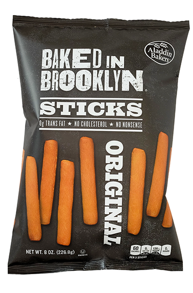 BAKED IN BROOKLYN: Snack Stick Original, 8 oz - Vending Business Solutions