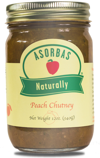 ASORBAS: Peach Chutney Salsa, 12 oz - Vending Business Solutions