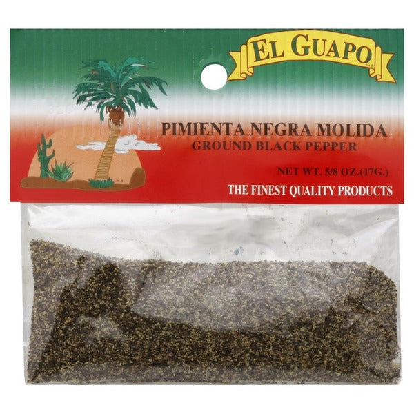 EL GUAPO: Ground Black Pepper, 0.63 oz - Vending Business Solutions