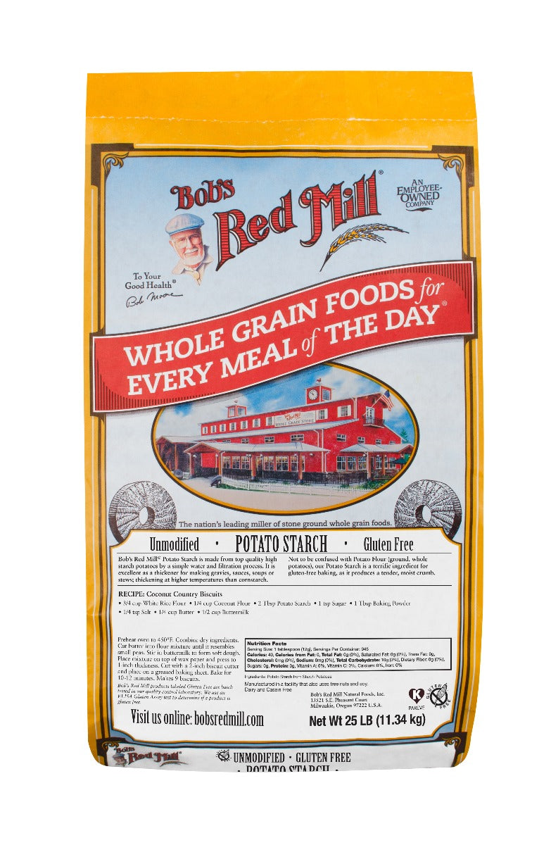 BOBS RED MILL: Potato Starch, 25 lb - Vending Business Solutions