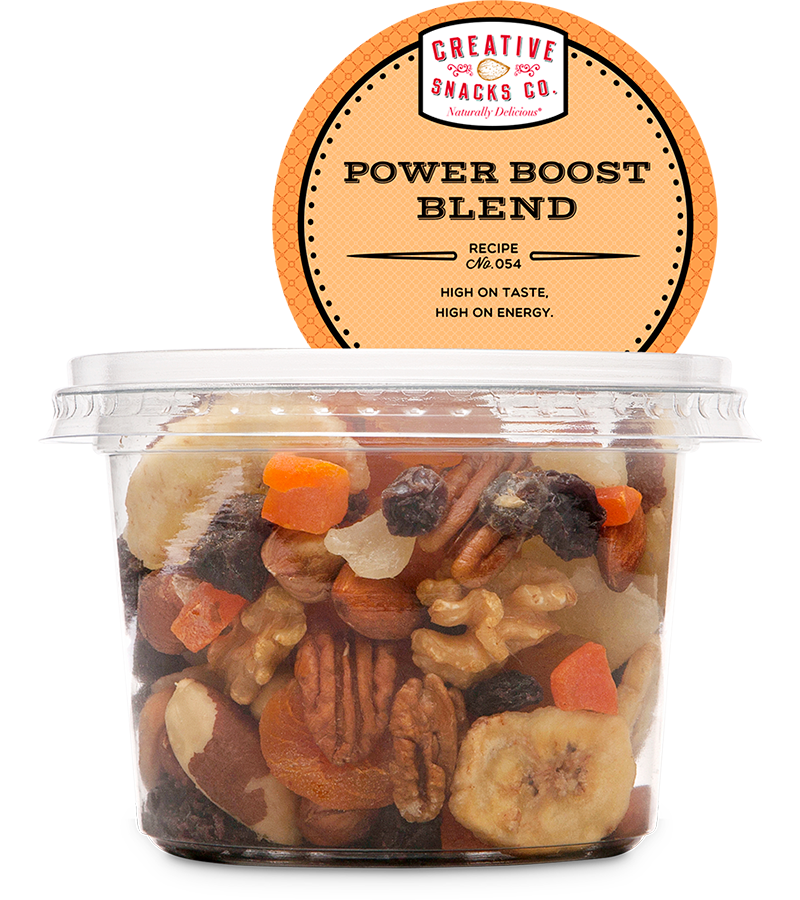 CREATIVE SNACK: Power Boost Blend Trail Mix Cup, 9.5 oz - Vending Business Solutions