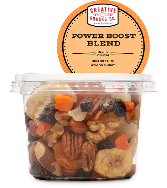 CREATIVE SNACK: Power Boost Blend Trail Mix Cup, 9.5 oz - Vending Business Solutions