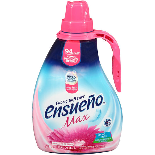 ENSUENO: MAX Spring Fresh Fabric Softener, 125 oz - Vending Business Solutions