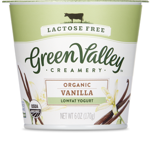 GREEN VALLEY ORGANICS: Low Fat Lactose Free Yogurt Vanilla, 6 oz - Vending Business Solutions