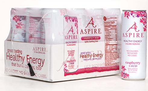 ASPIRE: Energy Raspberry Acai 4 Pack, 48 fo - Vending Business Solutions