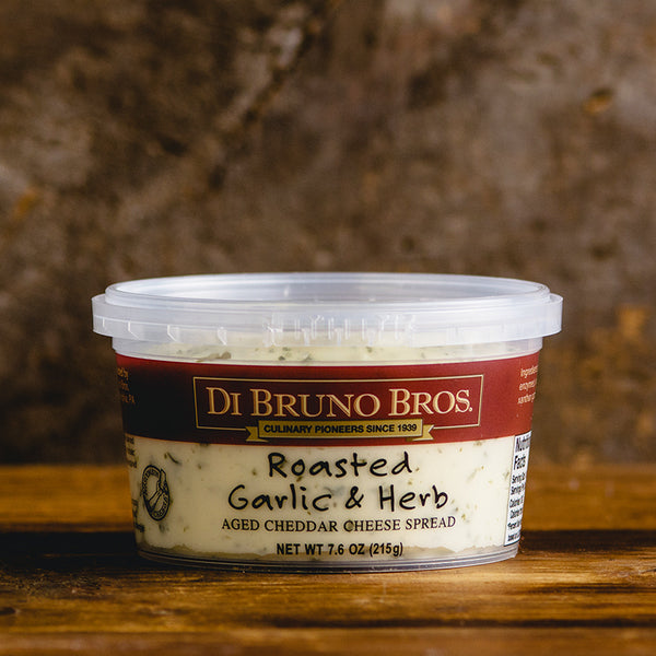 DIBRUNO: Spread Roasted Garlic Herb Cheddar, 7.6 oz - Vending Business Solutions