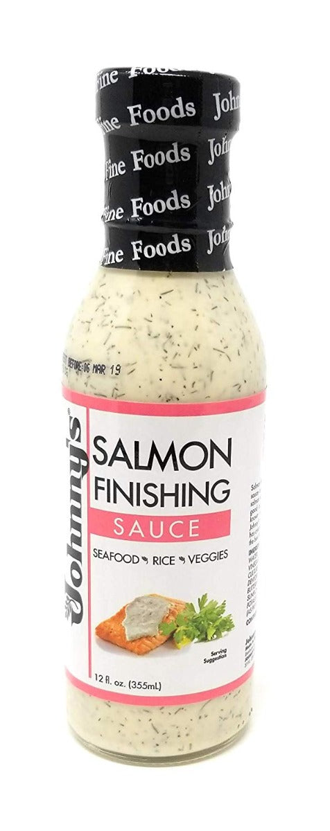 JOHNNYS FINE FOODS: Salmon Finishing Sauce, 12 oz - Vending Business Solutions