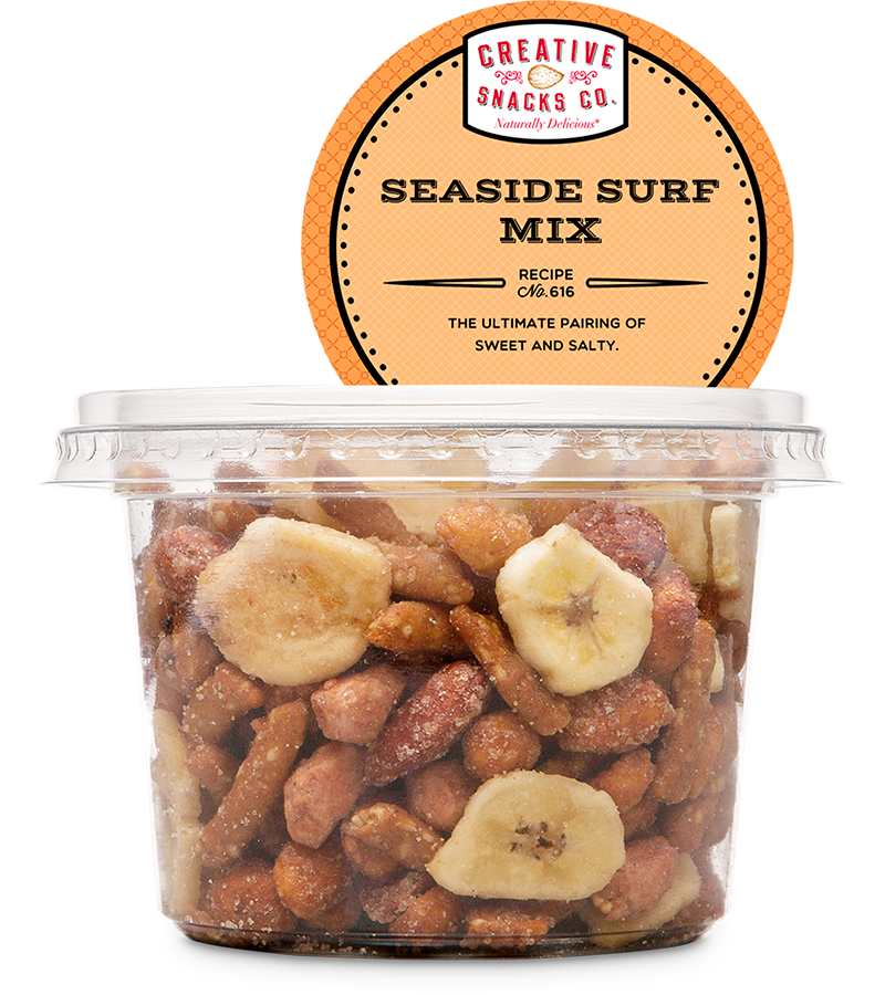 CREATIVE SNACK: Seaside Surf Nut Mix Cup, 8.5 oz - Vending Business Solutions