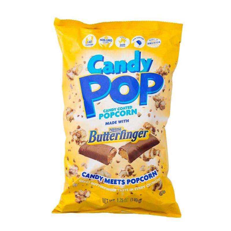 COOKIE POP POPCORN: Butterfinger Popcorn, 1.75 oz - Vending Business Solutions