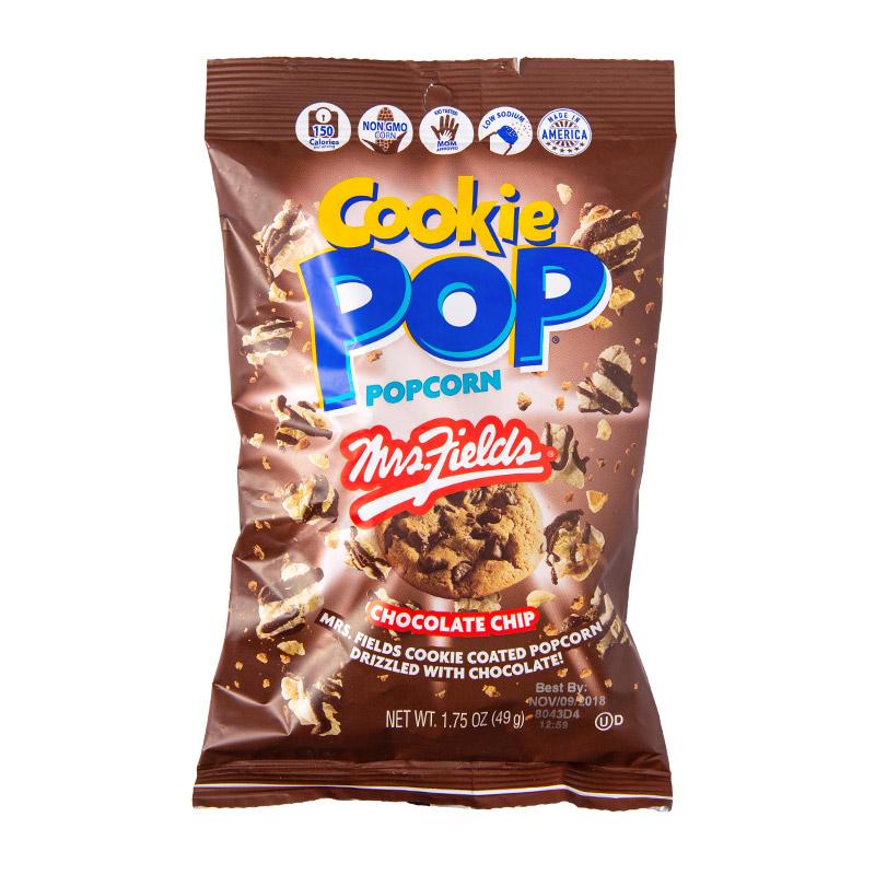 COOKIE POP POPCORN: Chocolate Chip Popcorn, 1.75 oz - Vending Business Solutions
