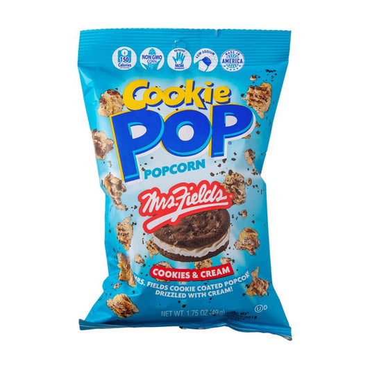 COOKIE POP POPCORN: Cookies & Cream Popcorn, 1.75 oz - Vending Business Solutions