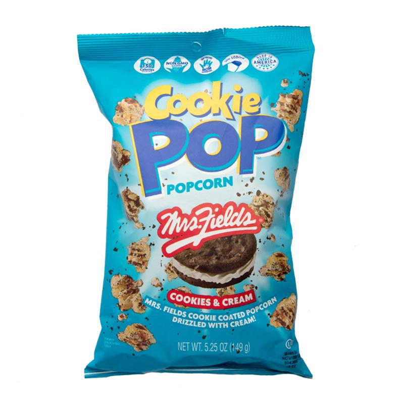 COOKIE POP POPCORN: Cookies and Cream Popcorn, 5.25 oz - Vending Business Solutions