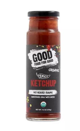 GOOD FOOD FOR GOOD: Organic Spicy Ketchup, 9.5 oz - Vending Business Solutions