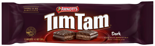 ARNOTTS: TimTam Dark Chocolate Cookies, 7 oz - Vending Business Solutions