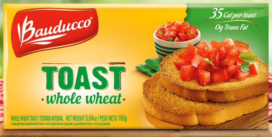 BAUDUCCO: Whole Wheat Toast, 5.64 oz - Vending Business Solutions