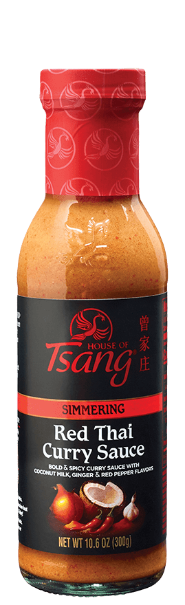 HOUSE OF TSANG: Sauce Red Curry Thai, 10.6 oz - Vending Business Solutions