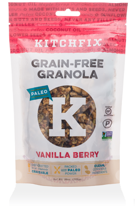 KITCHFIX: Granola Grain Free Vanilla Berry, 8 oz - Vending Business Solutions