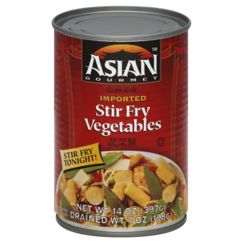 ASIAN GOURMET: Vegetables Stir Fry, 14 oz - Vending Business Solutions