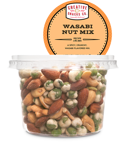 CREATIVE SNACK: Wasabi Nut Mix Cup, 8 oz - Vending Business Solutions