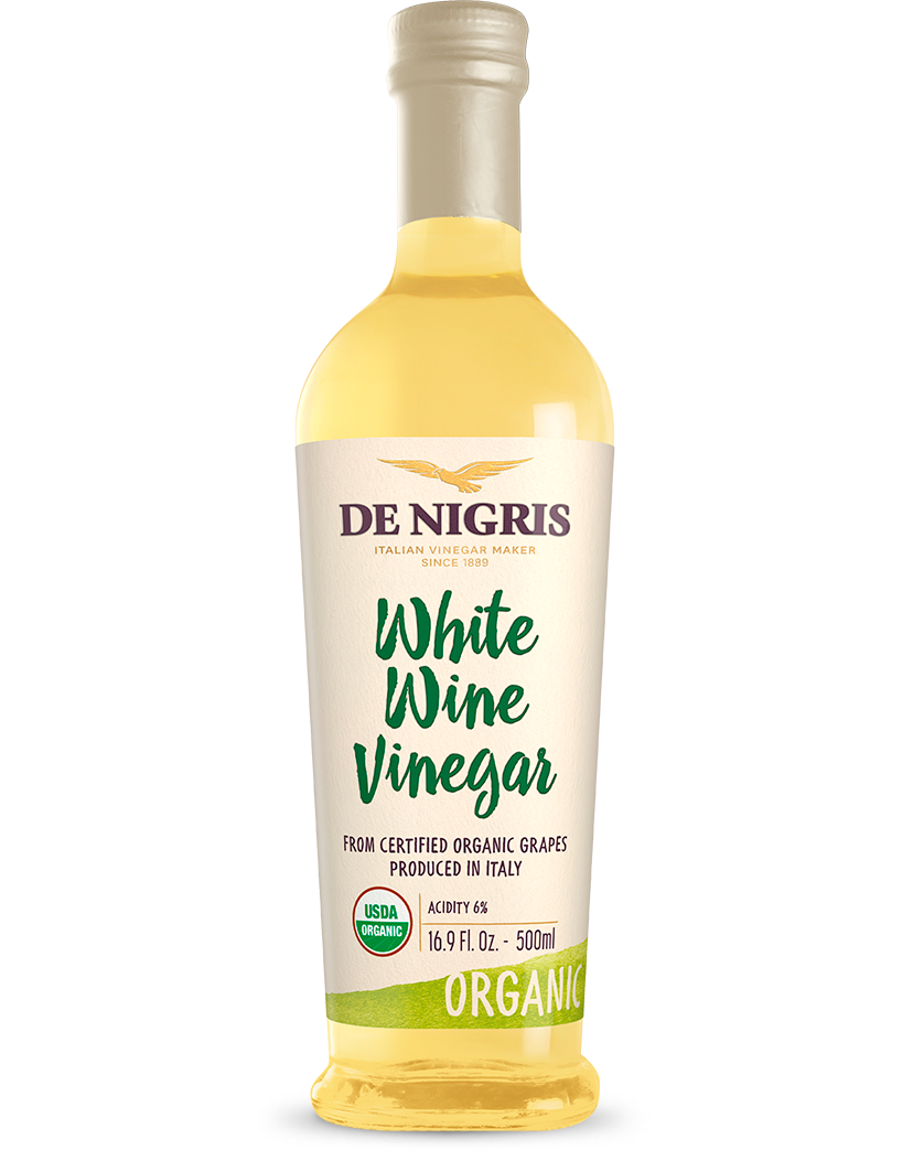 DE NIGRIS: Vinegar Wine White Organic, 16.9 oz - Vending Business Solutions